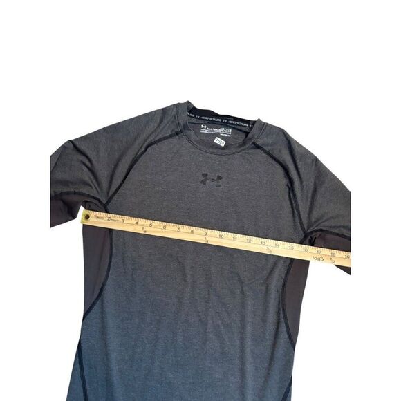 Under Armour HeatGear Compression Shirt Gray Mens LG - Picture 5 of 6